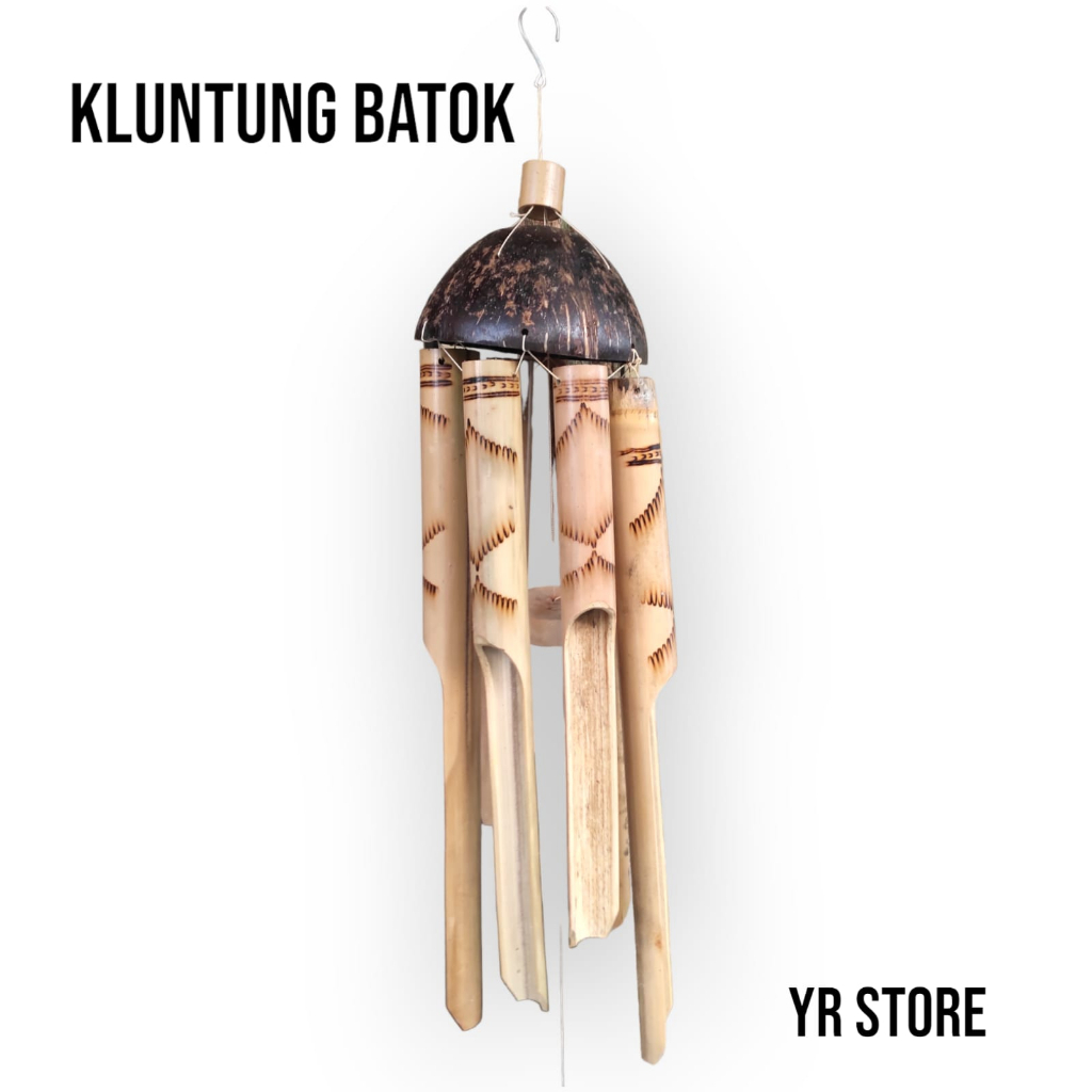 Jual Klontong Bambu Batok Lonceng Tradisional Kluntung Bambu Angklung