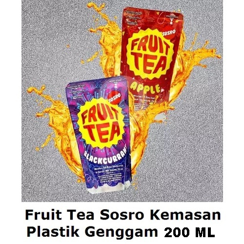 Jual Fruit Tea Sosro Kemasan Plastik Genggam 200 Ml Shopee Indonesia