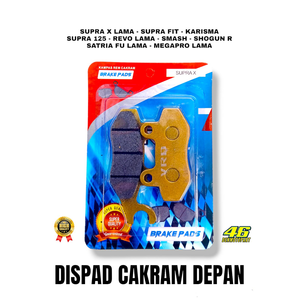 Jual Dispad Disped Kampas Rem Cakram Depan Honda Supra X Karisma