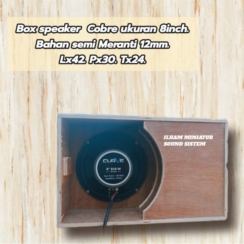 Jual Box Speaker Cobre Ukuran 8inch Bok Speaker Cobre Brewog Shopee