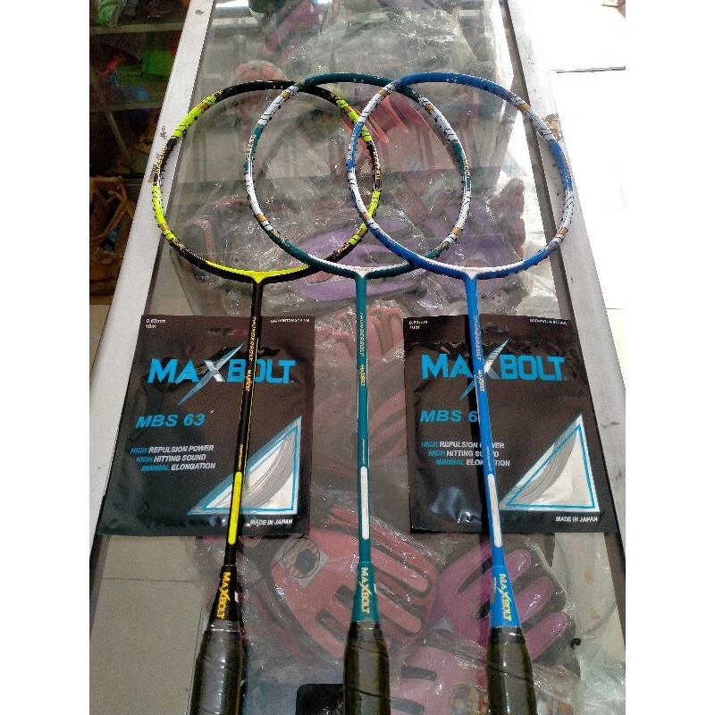 Jual Raket Badminton Maxbolt Thunder Bolt Lbs Original Shopee