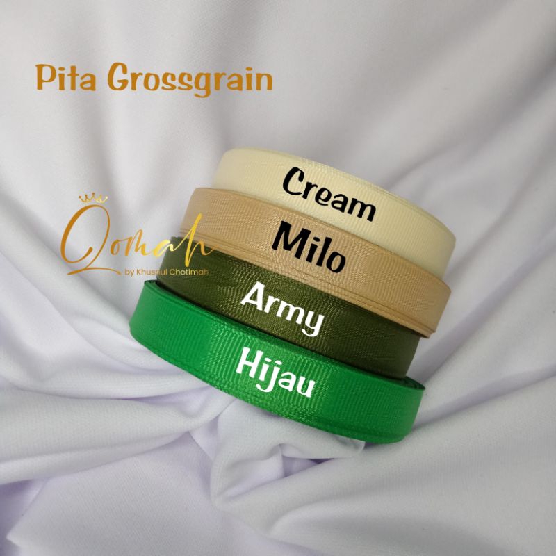 Jual pita grossgrain permeter pita premium grossgrain ½ inch 1 3cm