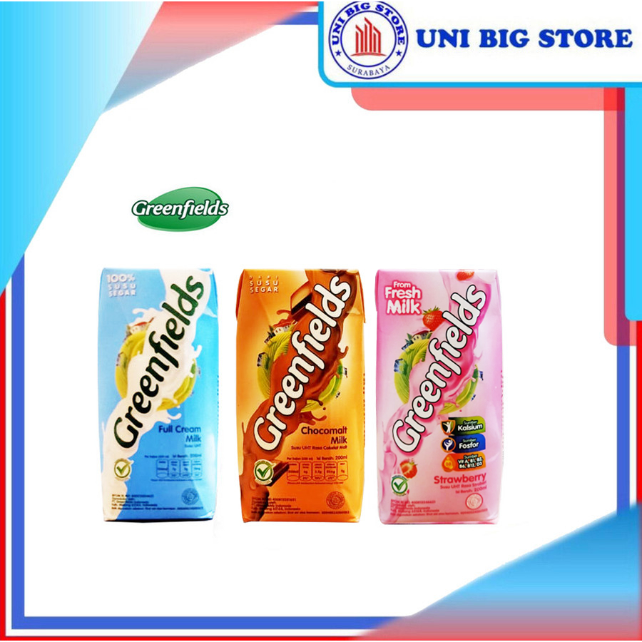 Jual Susu Uht Greenfields Greenfield Full Cream Chocolate