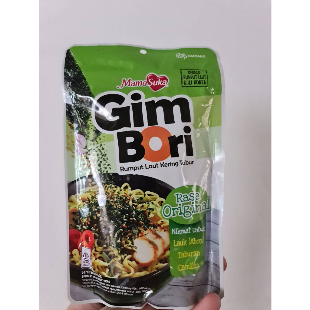 Jual Bon Nori Mamasuka Rumput Laut Kering Tabur Gim Bori Rumput Laut