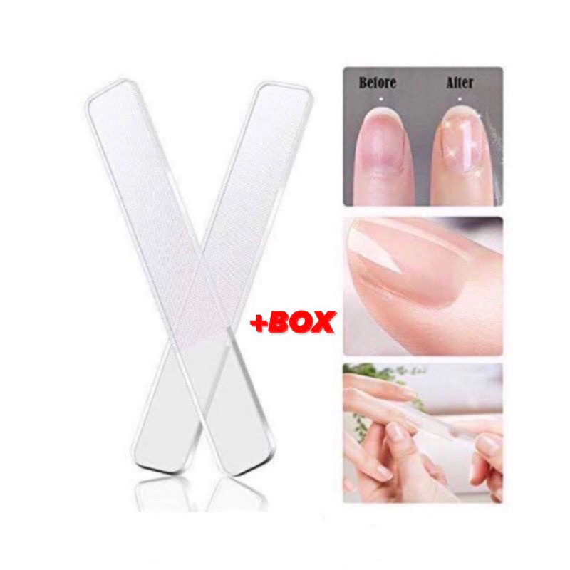 Jual JovyArt READY STOCKFREE BOX Nano Glass Nail File Pengkilap