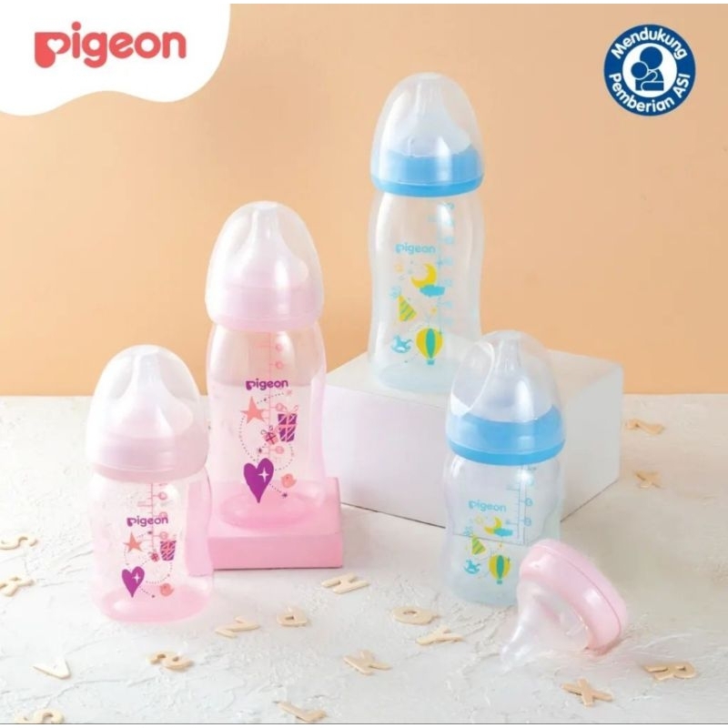 Jual Pigeon Botol Susu Pp Clear Wide Neck Ml Botol Susu Pigeon