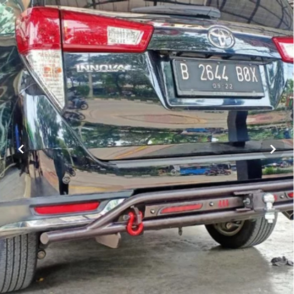 Jual Paket Tanduk Towing Mobil Innova Reborn Paket Bumper Depan