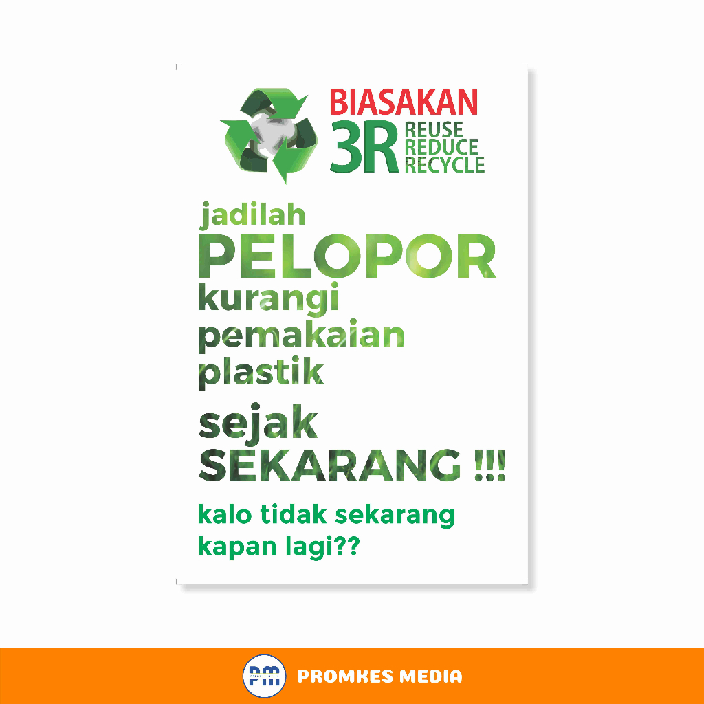 Jual Poster Kurangi Sampah Plastik Shopee Indonesia