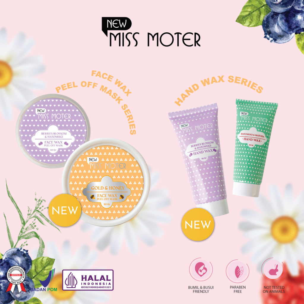 Jual New Syb Miss Moter Wax Peel Off Mask Masker Wajah Tangan Kaki