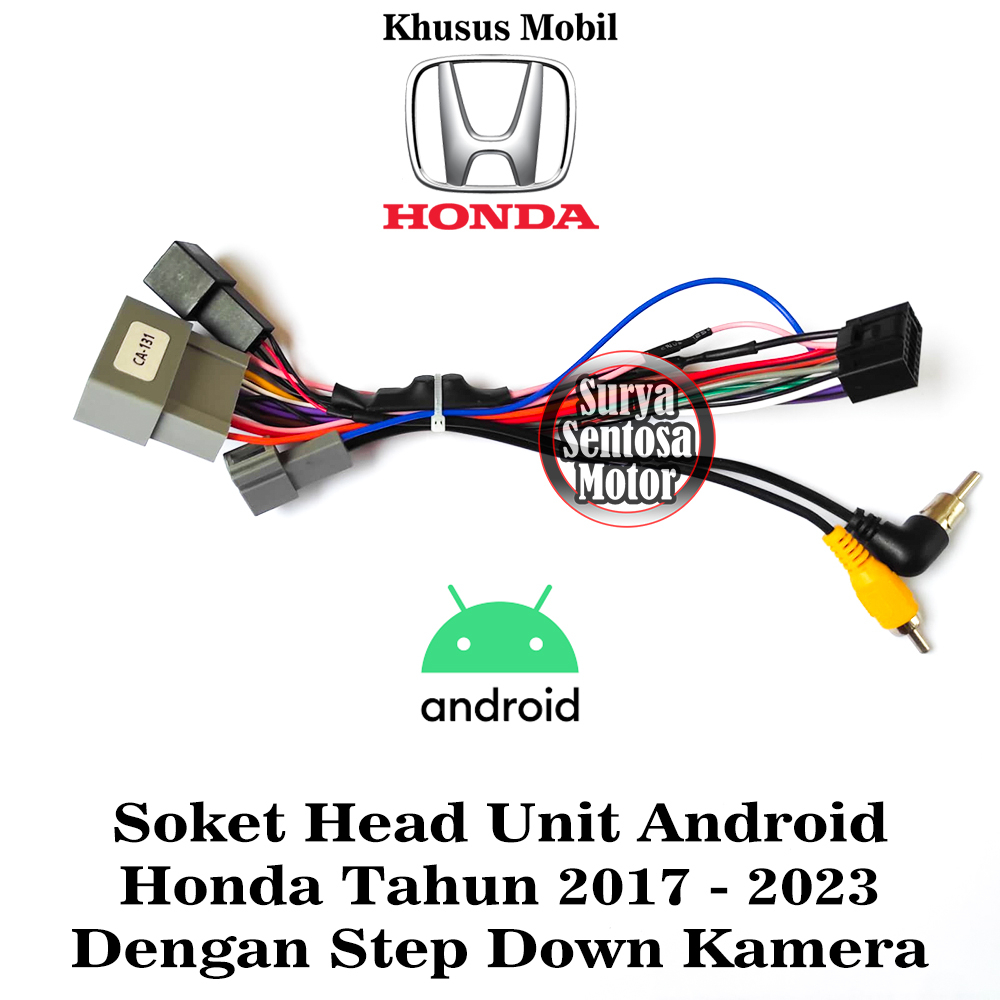 Jual Kabel Soket Pnp Head Unit Android Honda Jazz Honda Brio Honda