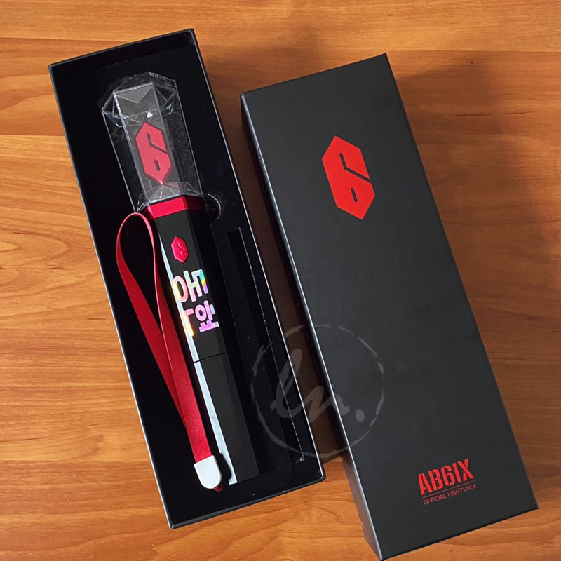 Jual OFFICIAL LIGHTSTICK AB6IX FREE RANDOM PHOTOCARD Shopee Indonesia