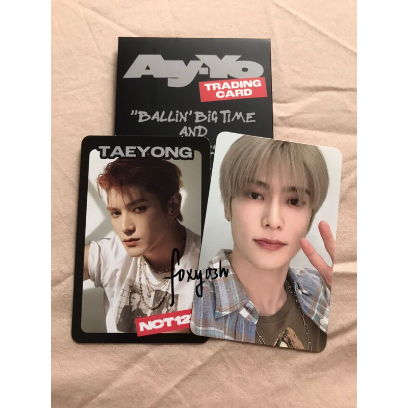 Jual NCT 127 AY YO TRADING CARD B VER JAEHYUN SELCA TAEYONG CONCEPT SET