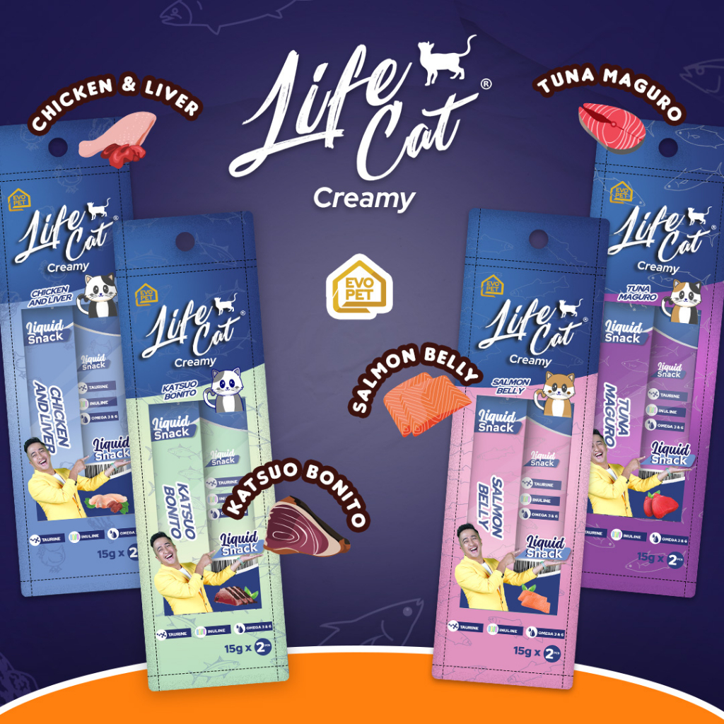 Jual Life Cat Creamy Cemilan Kucing Tuna Maguro Shopee Indonesia