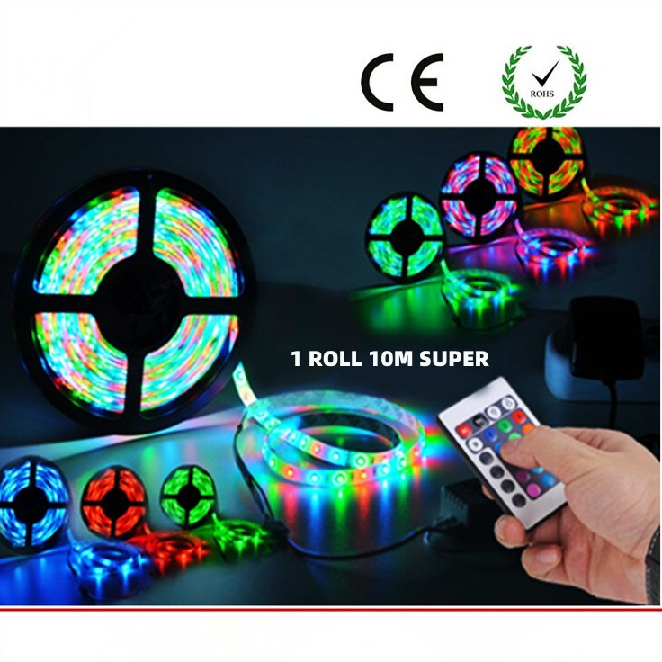 Jual Lampu Led Strip RGB Warna Warni SUPER IP44 2835 5050 5m 10m