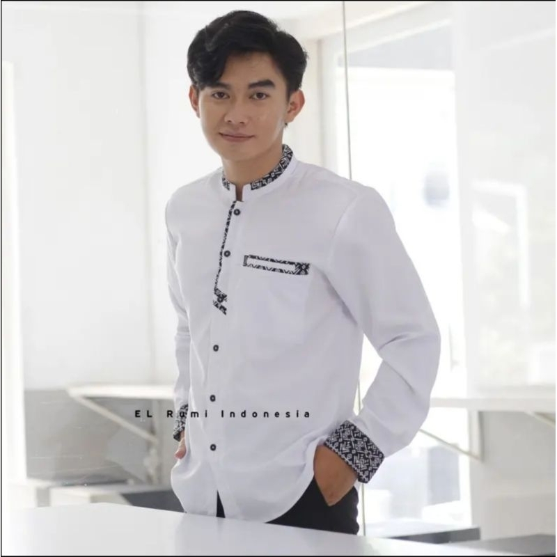 Jual Baju Koko Hadroh Lengan Panjang Baju Kokoh Dewasa Lengan Panjang