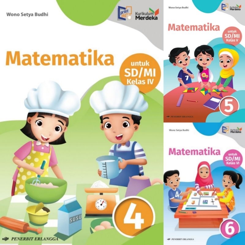 Jual Buku Matematika Untuk Sd Mi Kelas Kurikulum Merdeka Penerbit