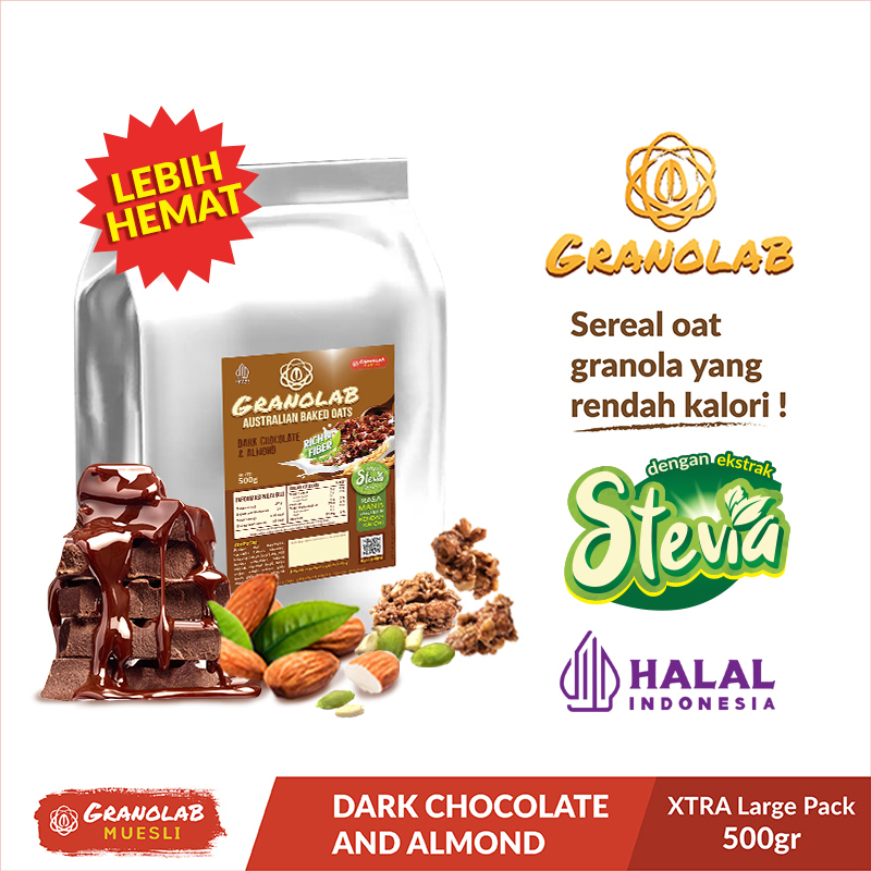 Jual Granola Gr Dark Chocolate Almond Granolab Muesli Shopee