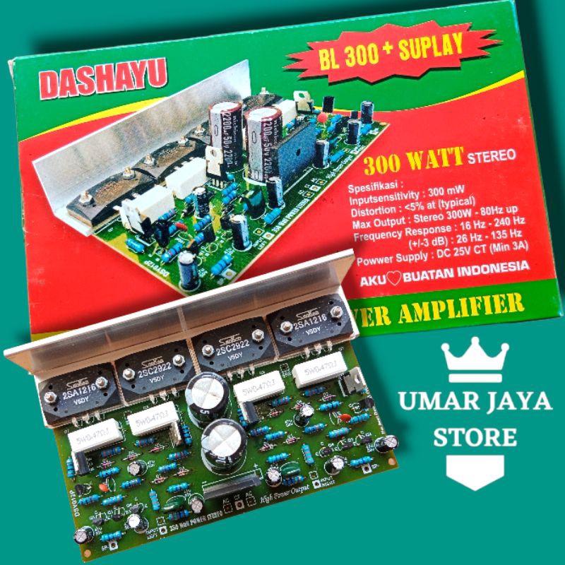 Jual KIT POWER OCL DASHAYU 300 WATT PLUS SUPLAY KIT POWER AUDIO