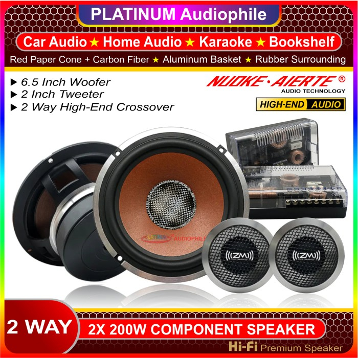 Jual Speaker Component Way High End Speaker Split Coaxial Pintu Mobil