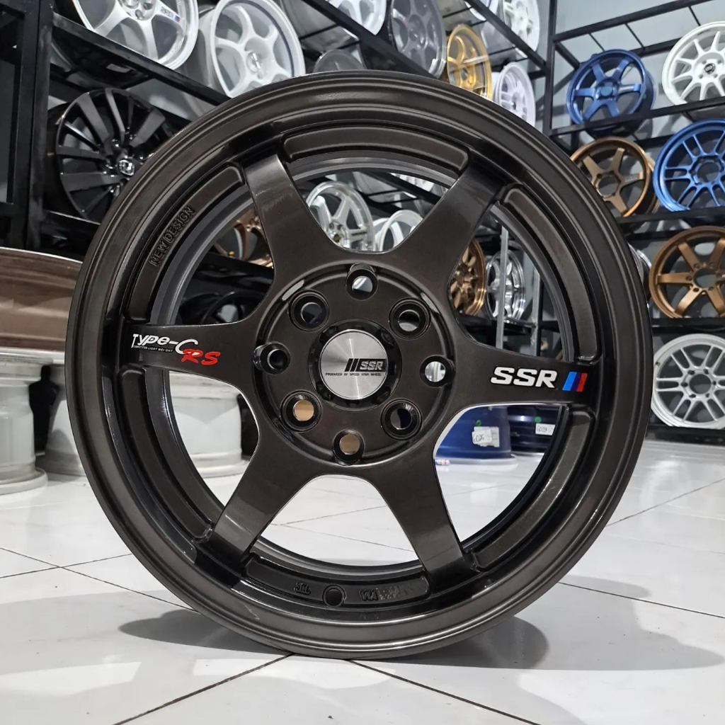 Jual Velg Mobil Ring 14 Velg Ssr Type C Pcd 4x100 4x114 3 Shopee