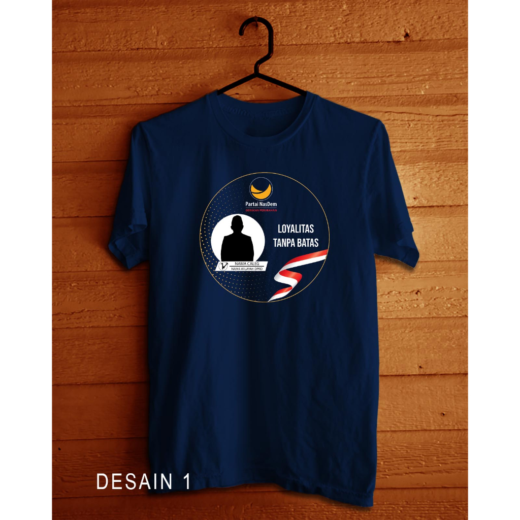 Jual SABLON KAOS PARTAI NASDEM I BAJU PARTAI NASDEM I SERAGAM PARTAI