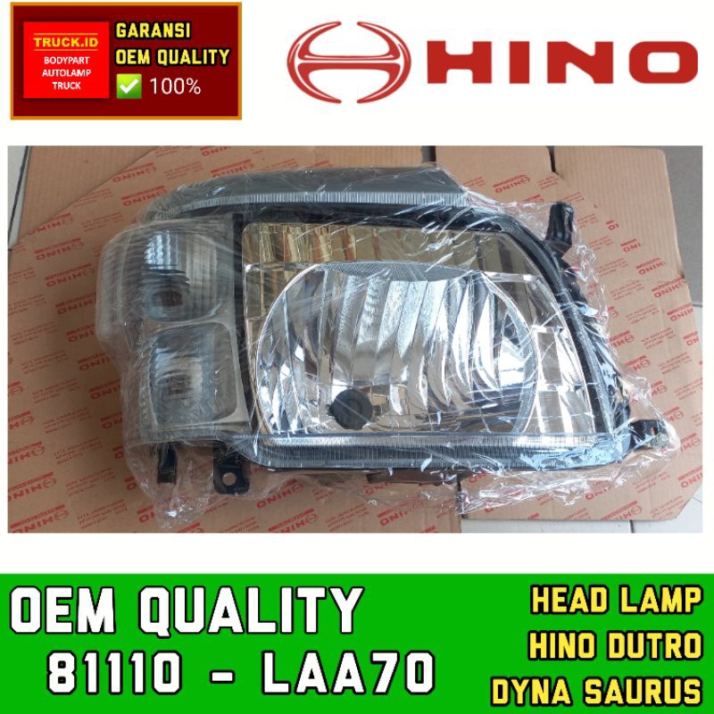 Jual Headlamp Lampu Depan Besar Head Lamp Hino Dutro Toyota Dynasaurus