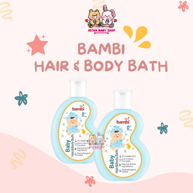 Jual Bambi Baby Hair And Body Bath 100 Ml Sabun Shampoo Bayi Shopee