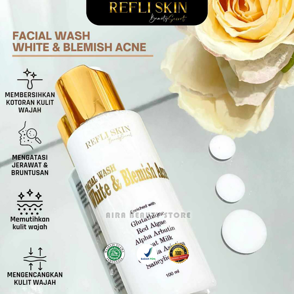 Jual Facial Wash Acne Original Bpom By Lglow Refli Skin Shopee Indonesia