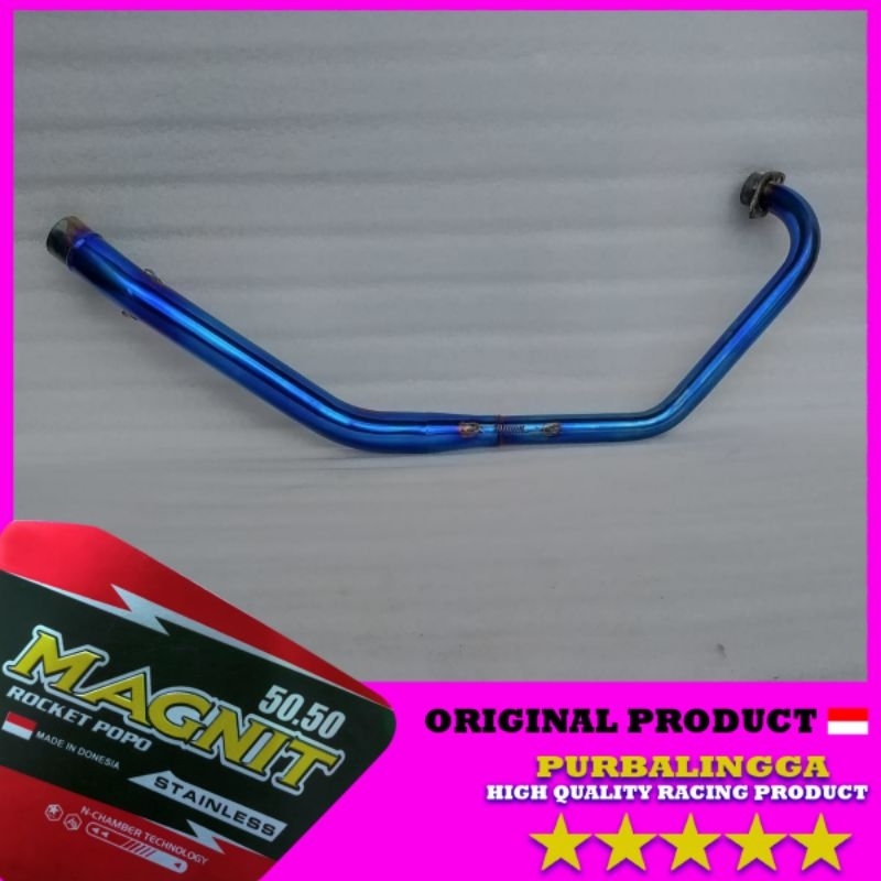 Jual Pipa Leheran Knalpot Bluemoon Yamaha R V Old Lama Full Bending