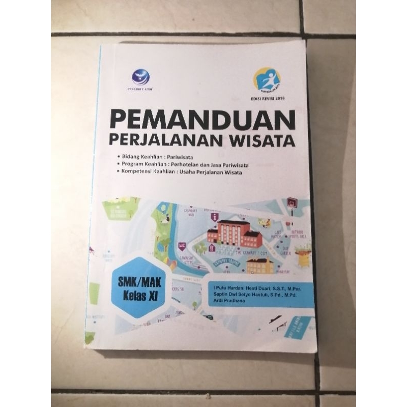 Jual Buku Pemanduan Perjalanan Wisata Untuk SMK MAK Kelas 11 Shopee