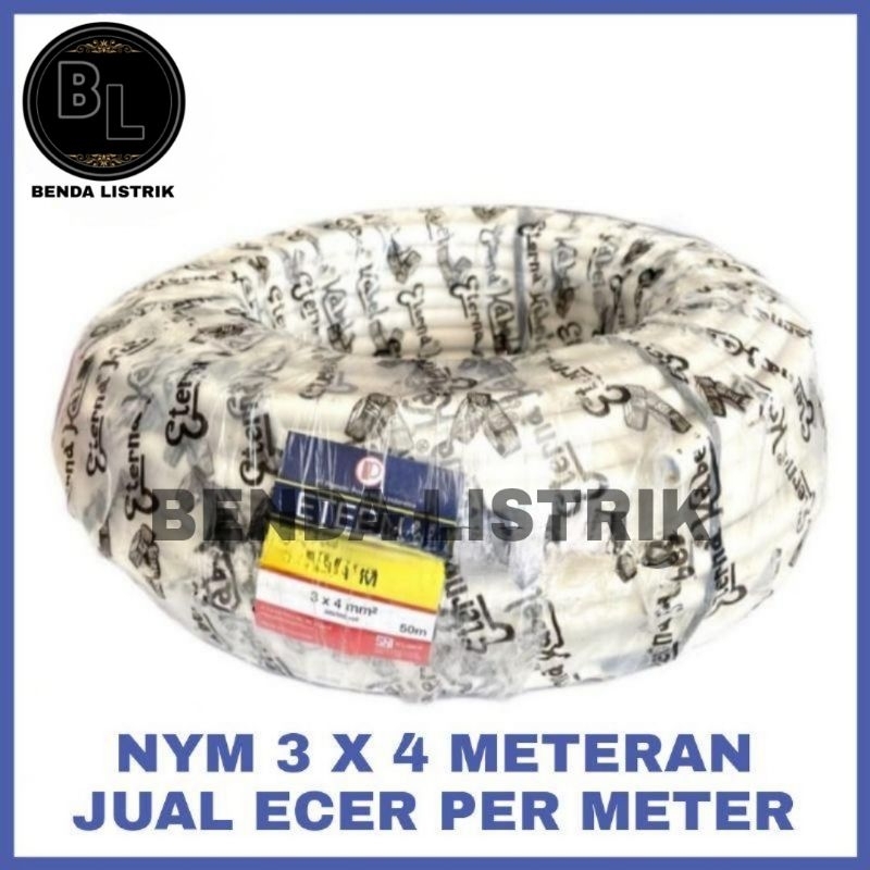 Jual Kabel Eterna Nym X Mm Kabel Listrik Eterna Kawat X Harga Per