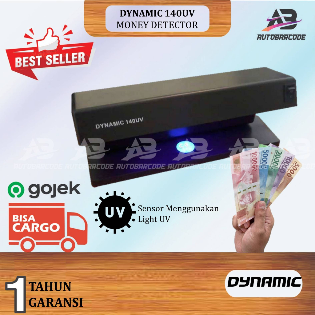 Jual Mesin Deteksi Uang Palsu Dynamic 140UV Sinar UV Detektor