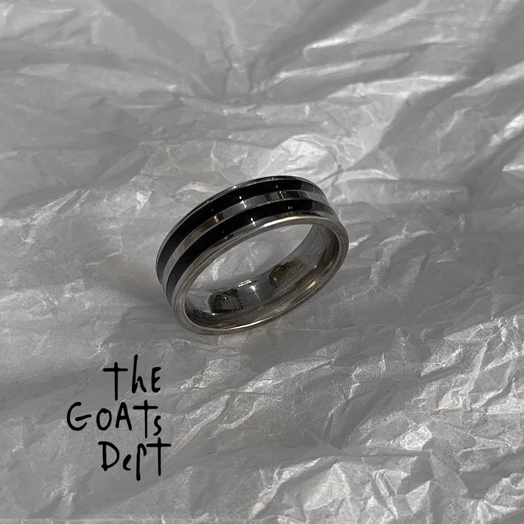 Jual The Goats Dept Nitro Stripes Black Ring Original Tgd Cincin