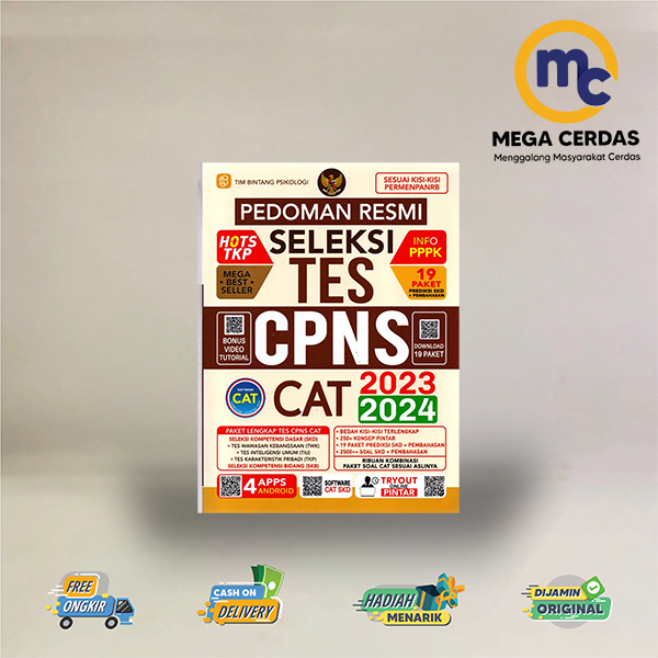 Jual BUKU PEDOMAN RESMI SELEKSI TES CPNS CAT 2023 2024 Shopee Indonesia