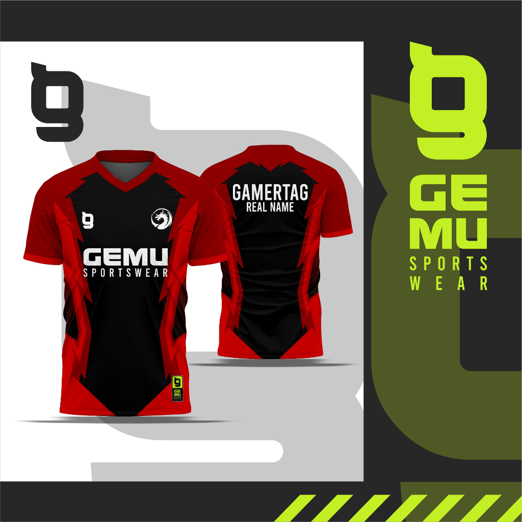 Jual JERSEY GAMING ESPORTS FULL PRINT CUSTOM NICKNAME LOGO Shopee