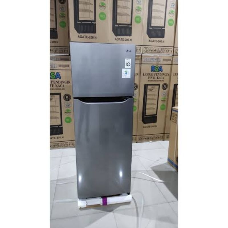 Jual Kulkas LG 2 Pintu Lemari Es LG 2 Pintu Inverter GN B202SQIB GN B