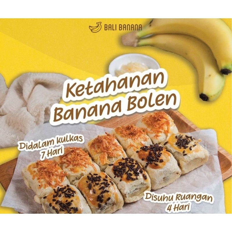 Jual BALI BANANA CAKE PIA BOLEN OLEH OLEH KHAS BALI Shopee Indonesia