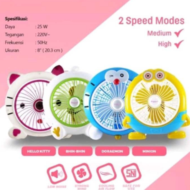 Jual Profan Character Desk Fan Kipas Meja Karakter Shopee Indonesia