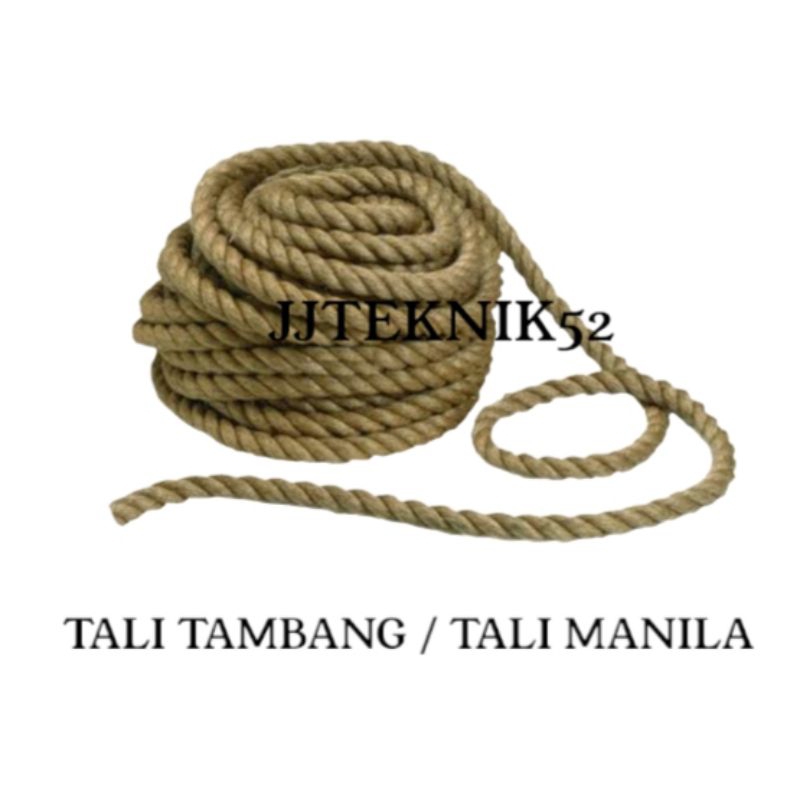 Jual Mm Tali Kapal Manila Tarik Tambang Dadung Tampar Tebal Mm