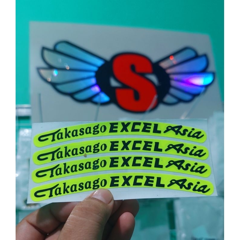 Jual STICKER VELG TAKASAGO EXCEL ASIA CUTTING TERMURAH Shopee Indonesia