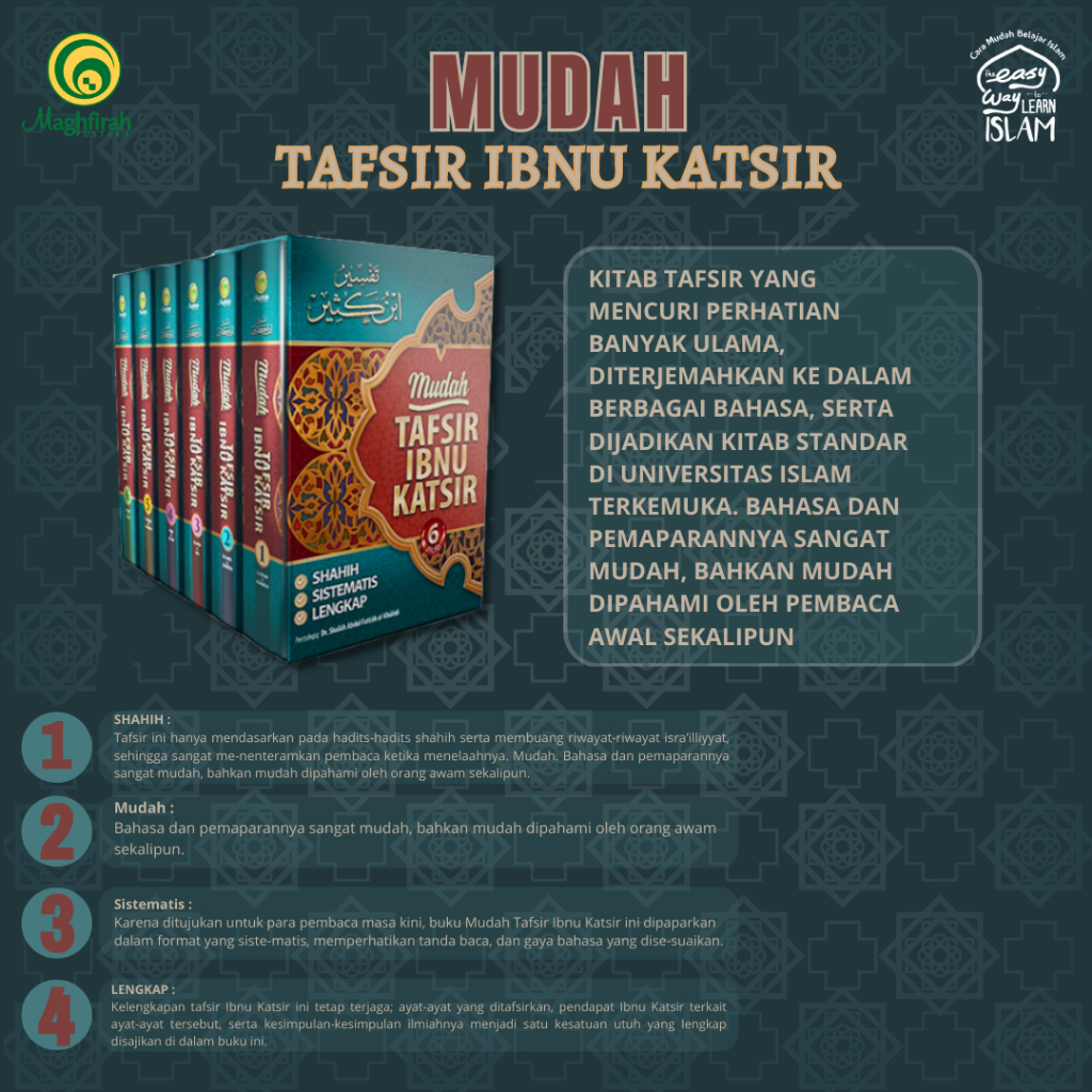 Jual Mudah Tafsir Ibnu Katsir Edisi Lengkap Jilid Maghfirah Pustaka