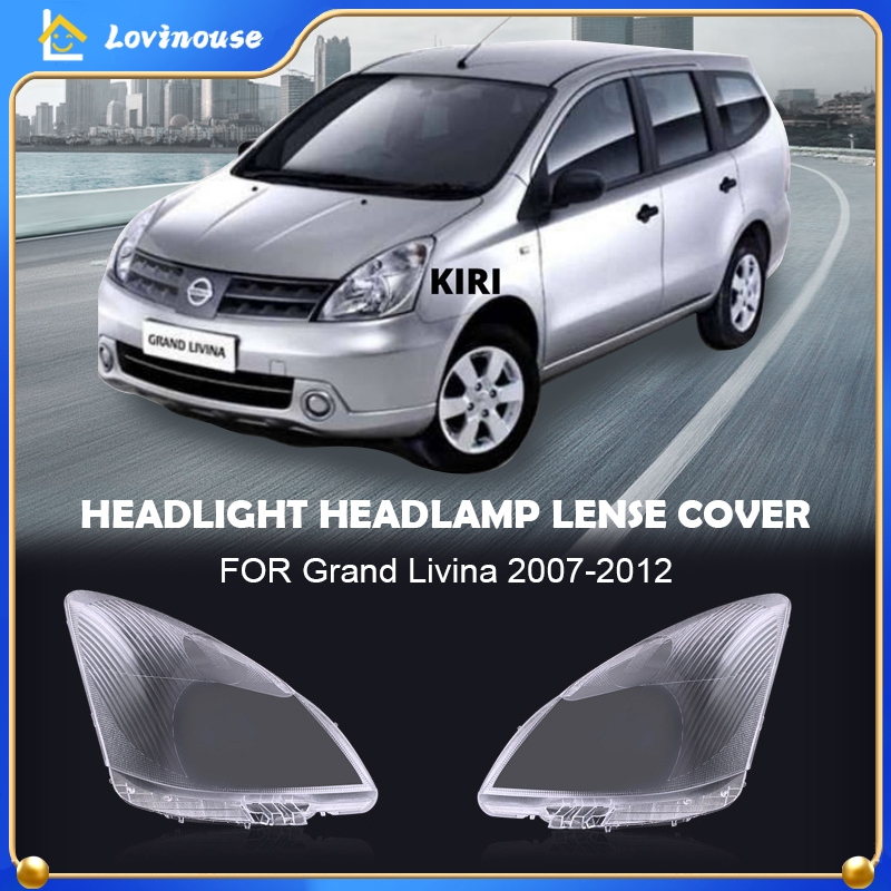 Jual Grand Livina Headlamp Penutup Lensa Transparan Depan