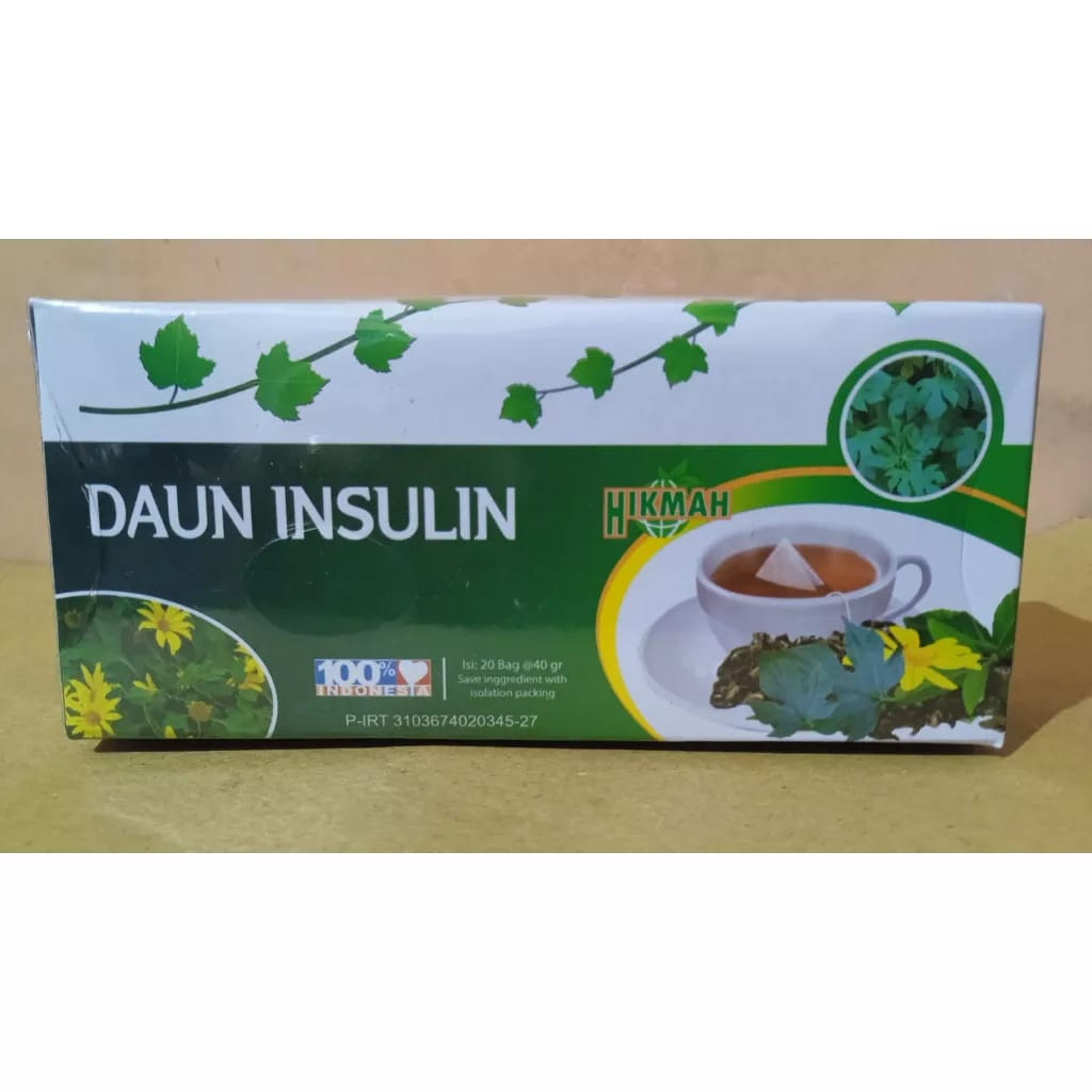 Jual Teh Celup Daun Insulin Murni Original Herbal Diabetes Teh