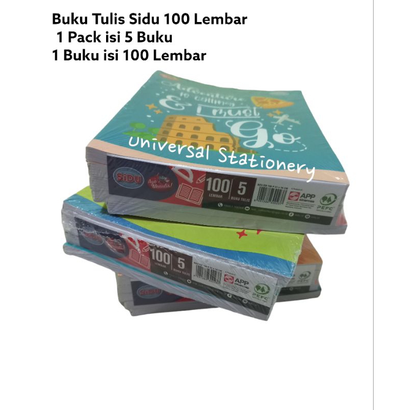 Jual Buku Tulis Sidu Lembar Pak Buku Buku Sidu