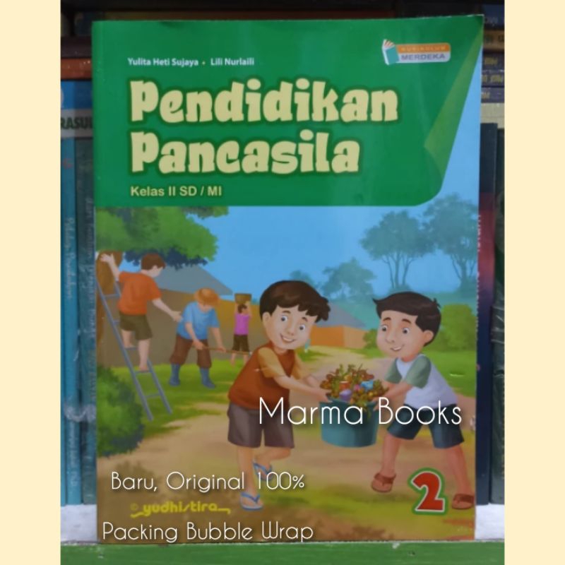 Jual Buku Pendidikan Pancasila Kelas 2 SD Kurikulum Merdeka Yudhistira