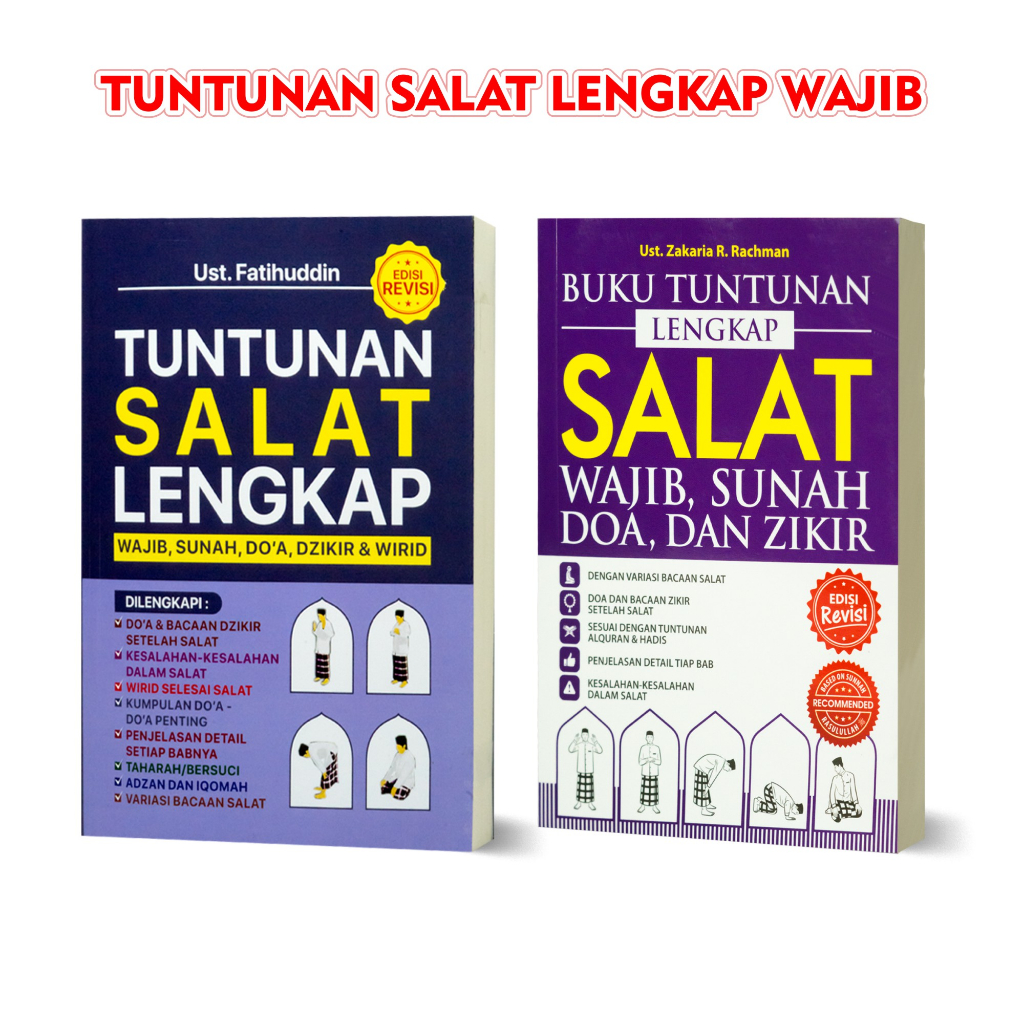 Jual Buku Tuntunan Lengkap Salat Wajib Sunah Doa Dan Zikir Edisi