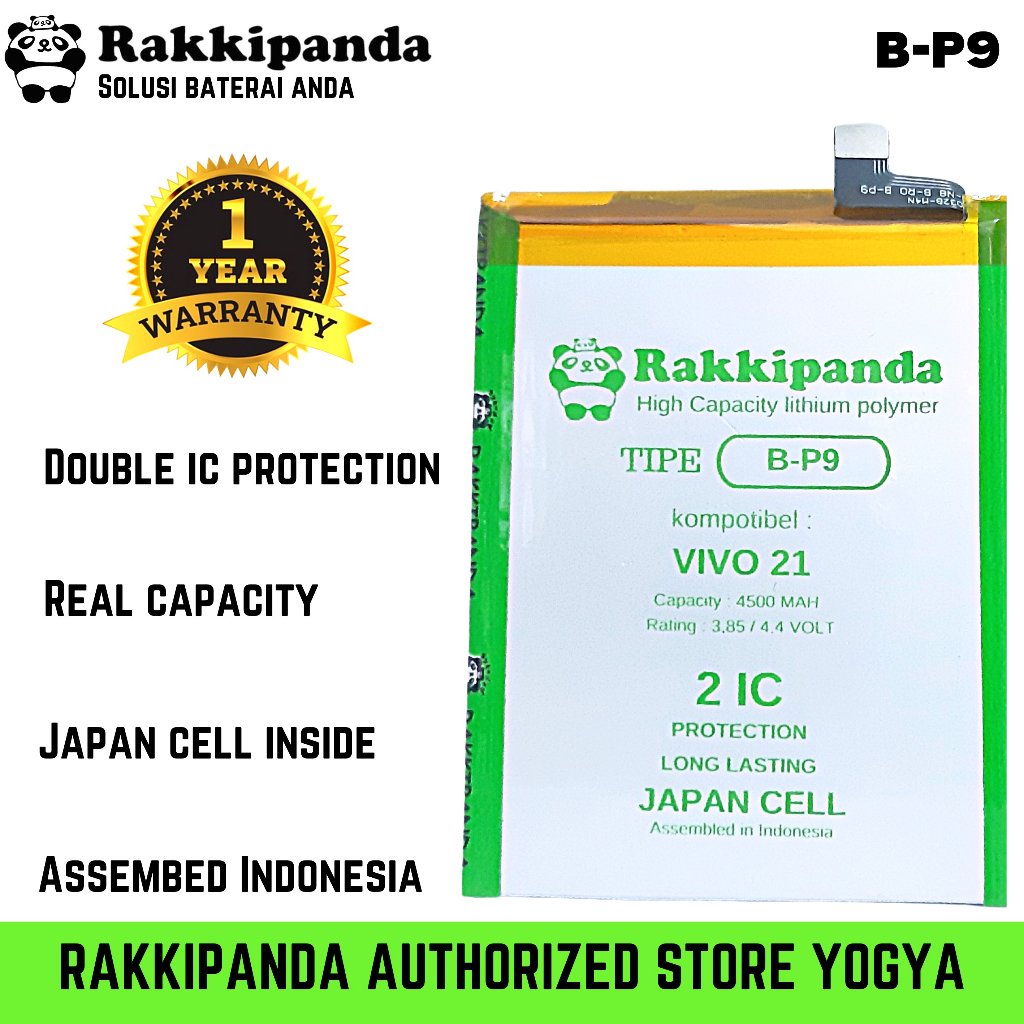 Jual Baterai Batrai Batre Battery Rakkipanda B P Bp For Vivo V G