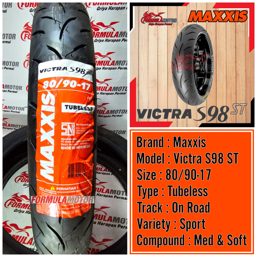 Jual Ban Maxxis Victra S St Ring Tubeless Dual Compound