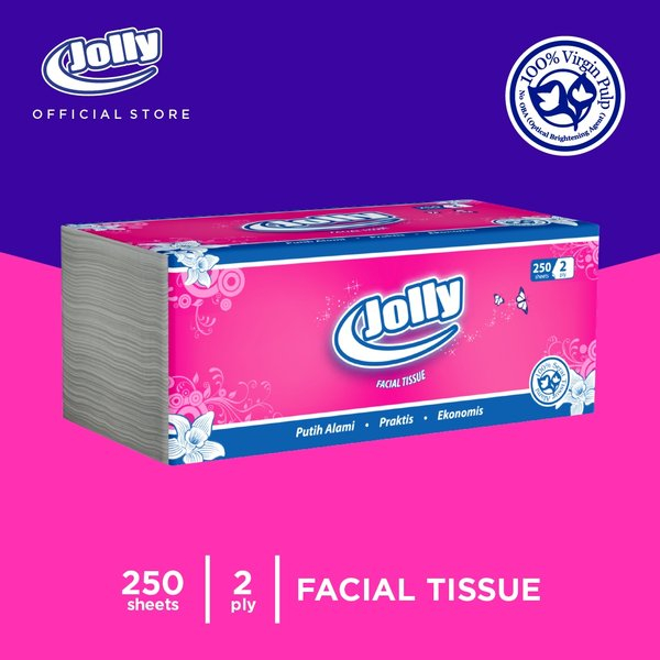 Jual Tisu Jolly Clean Facial Tissue 250 Sheets 2 Ply Jolly 250 Gr