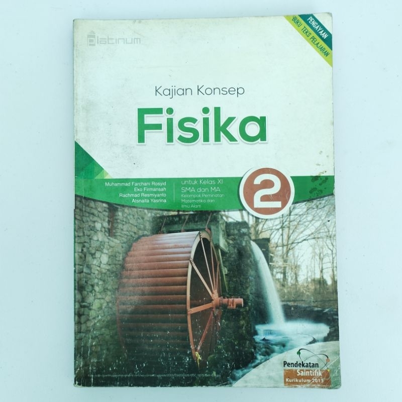 Jual Buku Kajian Konsep Fisika Untuk Kelas XI SMA Dan MA Kondisi